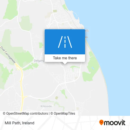 Mill Path map