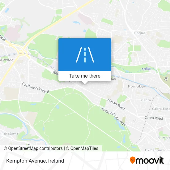 Kempton Avenue map