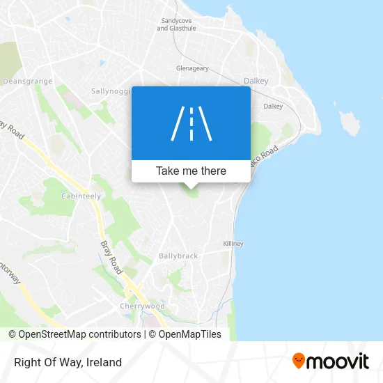 Right Of Way map