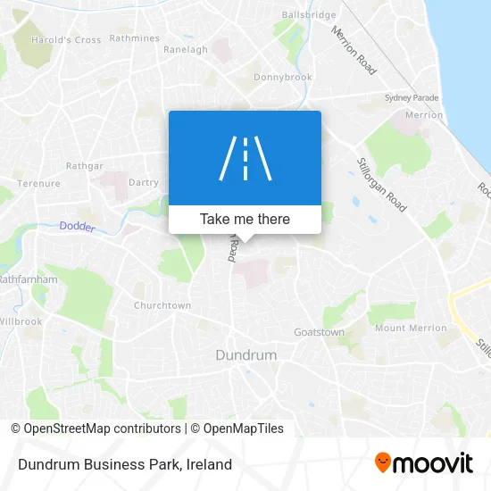 Dundrum Business Park map