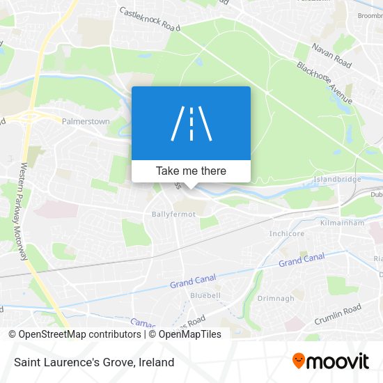 Saint Laurence's Grove map