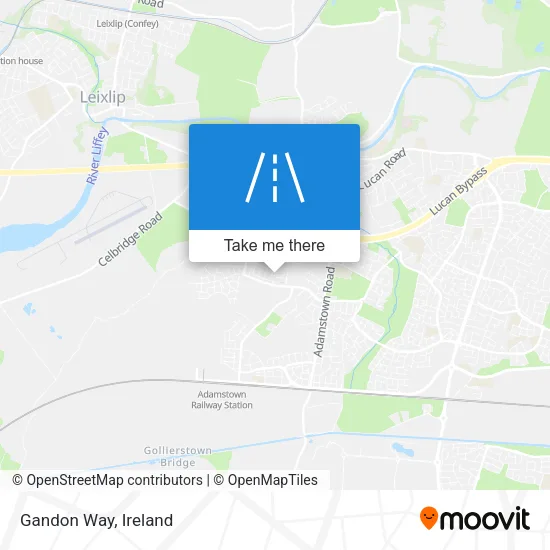 Gandon Way map