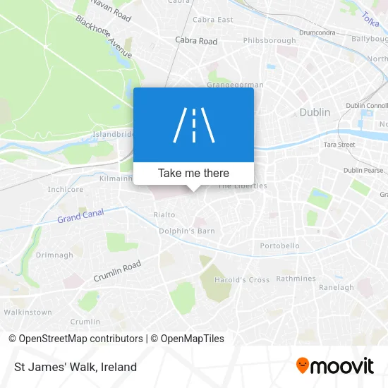 St James' Walk map