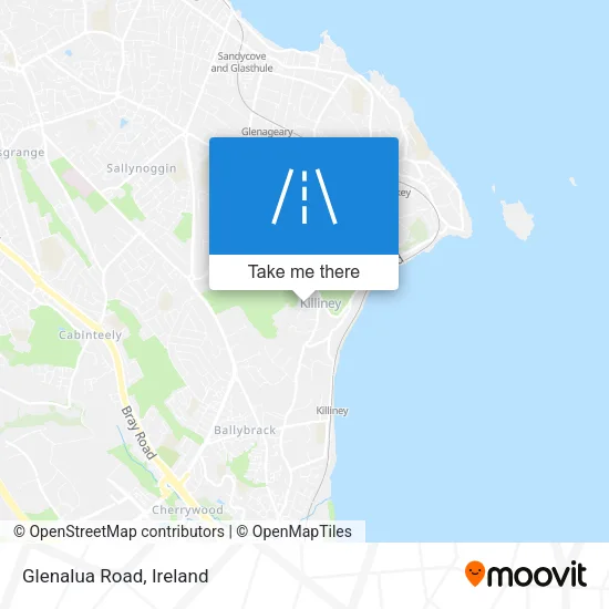 Glenalua Road map