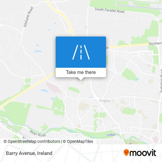 Barry Avenue map