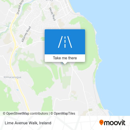 Lime Avenue Walk map