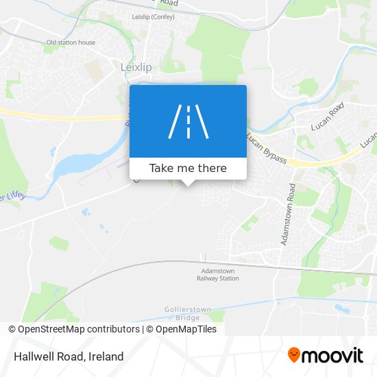 Hallwell Road map