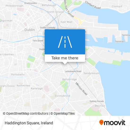 Haddington Square map