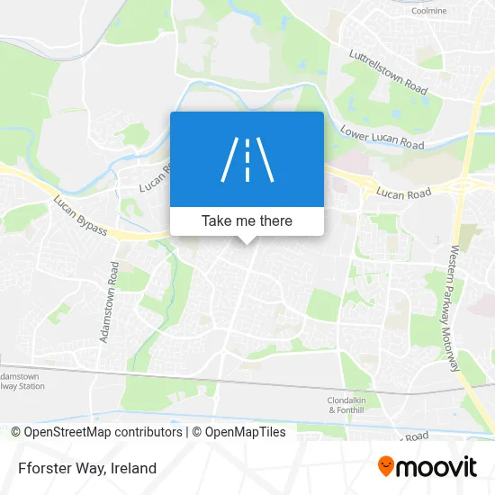 Fforster Way map