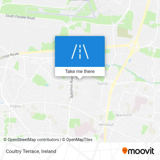 Coultry Terrace map
