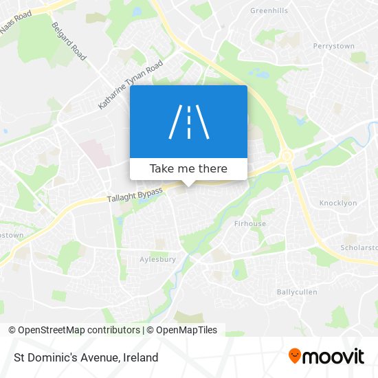 St Dominic's Avenue map