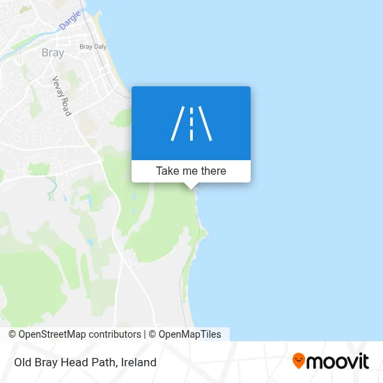 Old Bray Head Path map