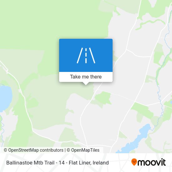 Ballinastoe Mtb Trail - 14 - Flat Liner map