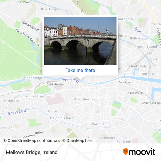 Mellows Bridge map