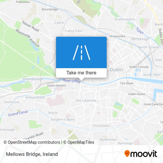 Mellows Bridge map