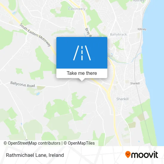 Rathmichael Lane map