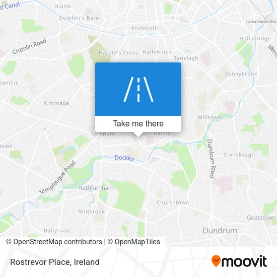 Rostrevor Place map