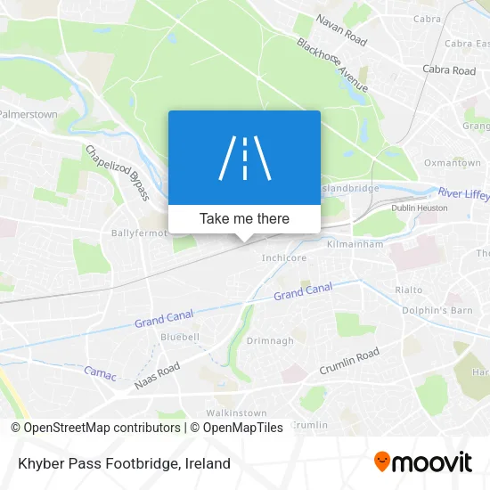 Khyber Pass Footbridge map