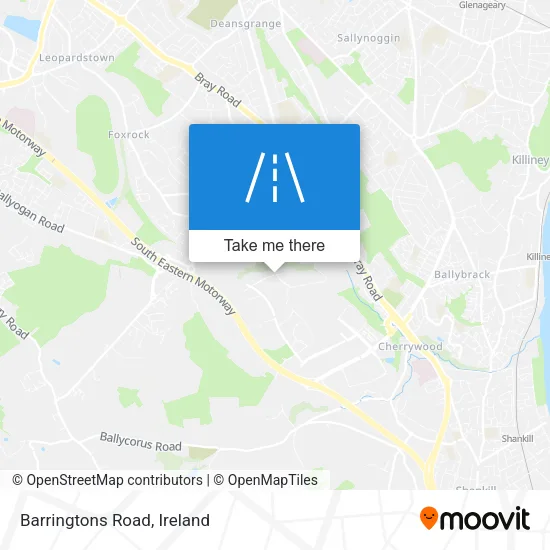 Barringtons Road map