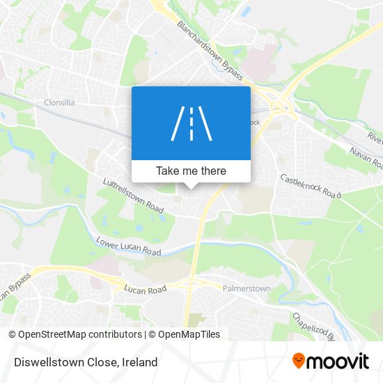 Diswellstown Close map