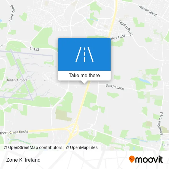 Zone K map