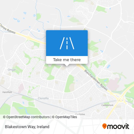 Blakestown Way map