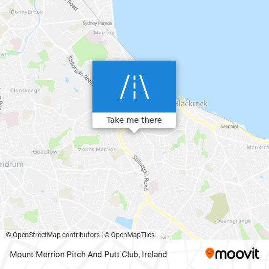 Mount Merrion Pitch And Putt Club map