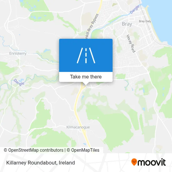 Killarney Roundabout map