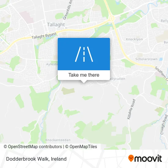 Dodderbrook Walk map