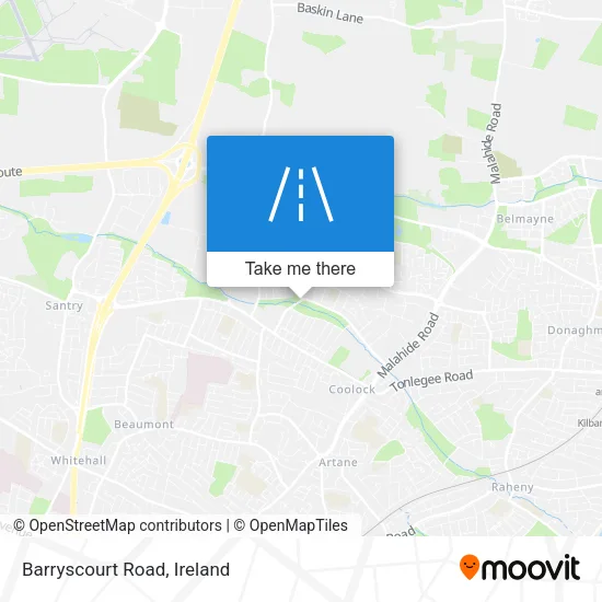 Barryscourt Road map