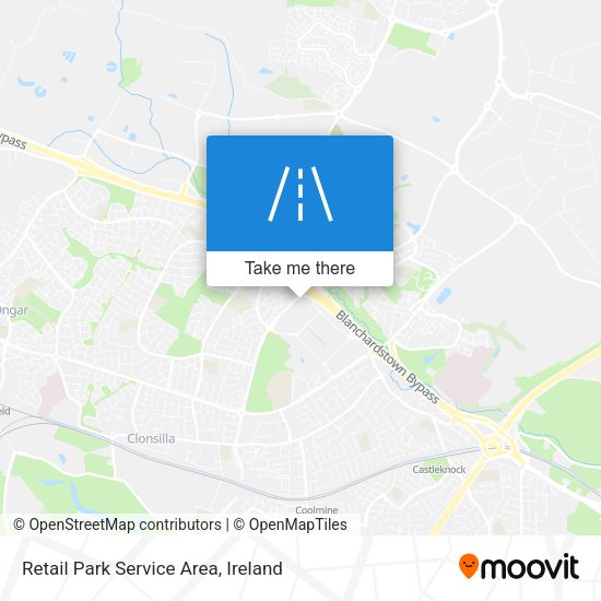 Retail Park Service Area map