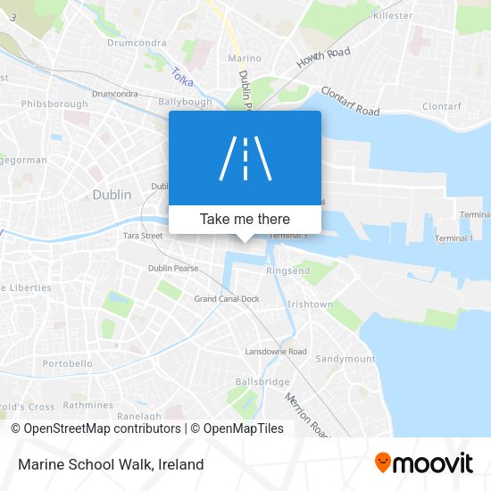 Marine School Walk map