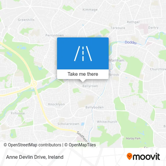 Anne Devlin Drive map