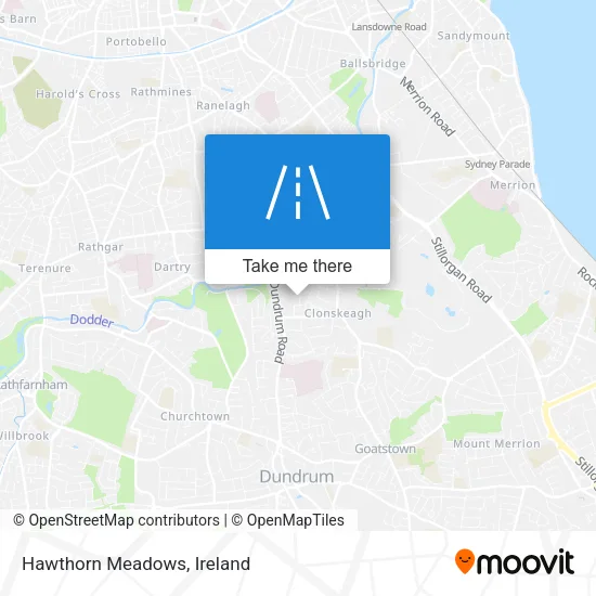 Hawthorn Meadows map