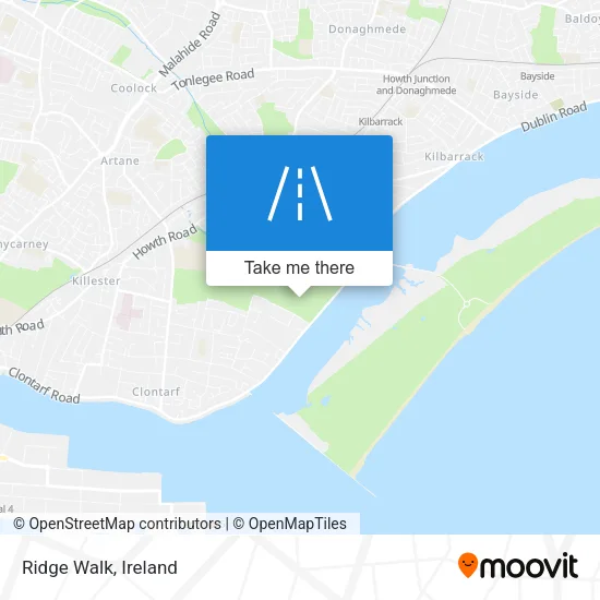 Ridge Walk map