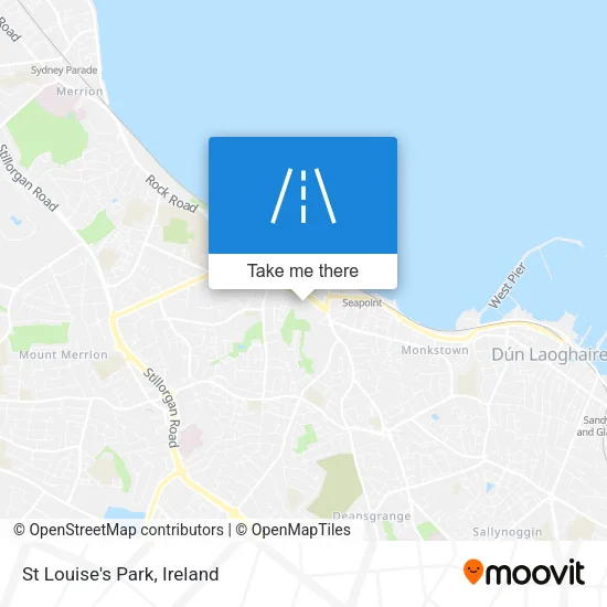 St Louise's Park map