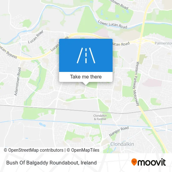 Bush Of Balgaddy Roundabout map