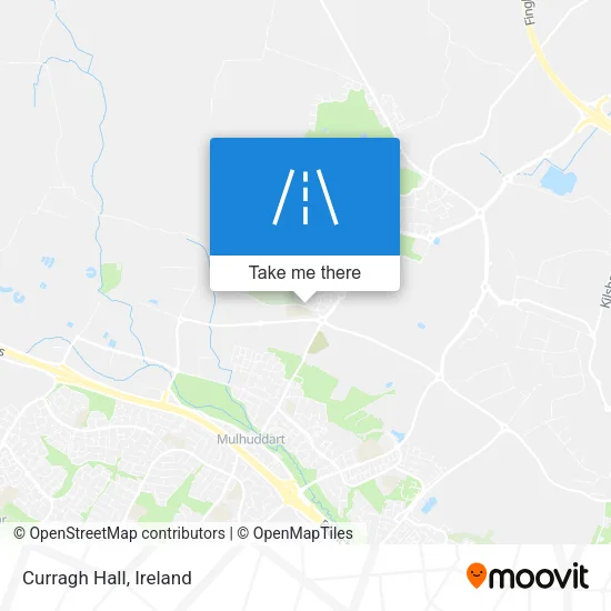 Curragh Hall map
