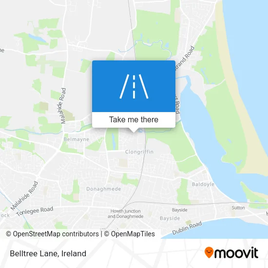 Belltree Lane map