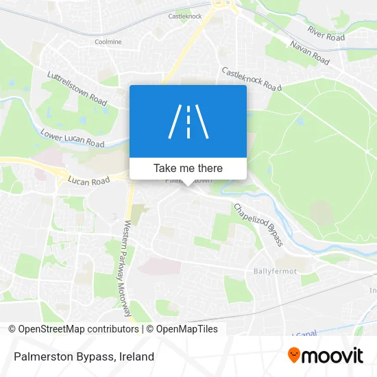 Palmerston Bypass map