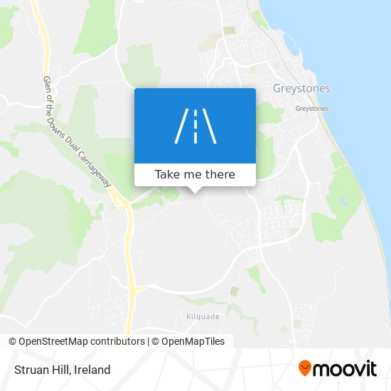 Struan Hill map