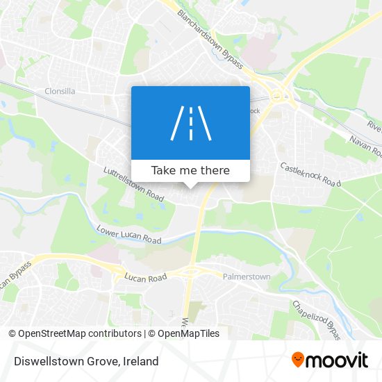 Diswellstown Grove map