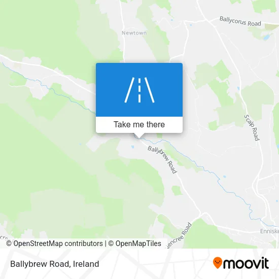Ballybrew Road map