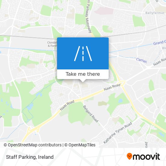 Staff Parking map