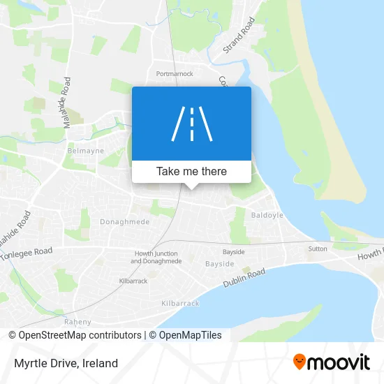 Myrtle Drive map