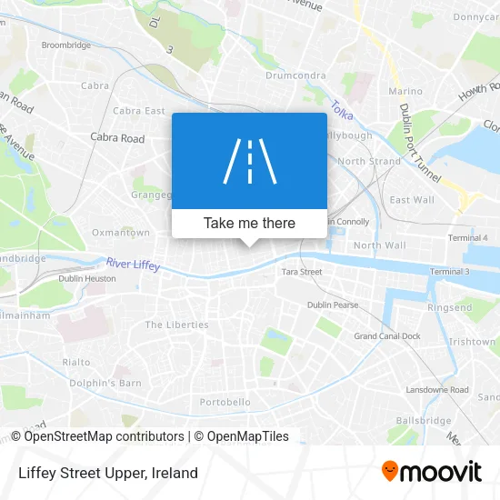Liffey Street Upper map