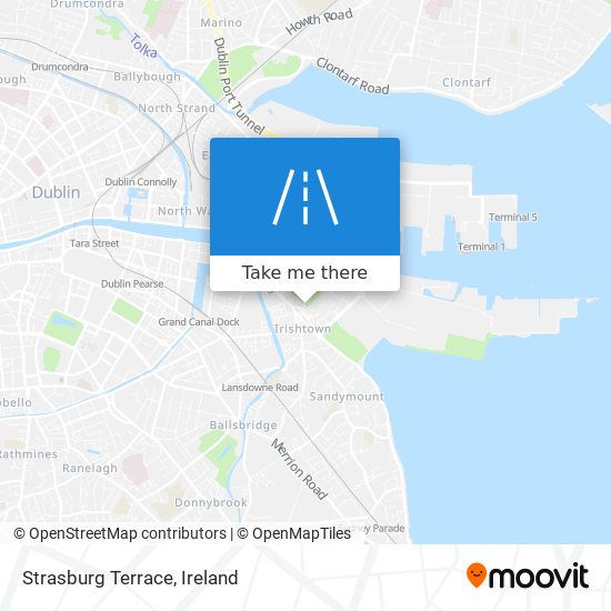 Strasburg Terrace map