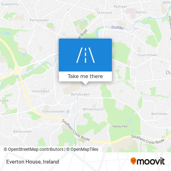 Everton House map