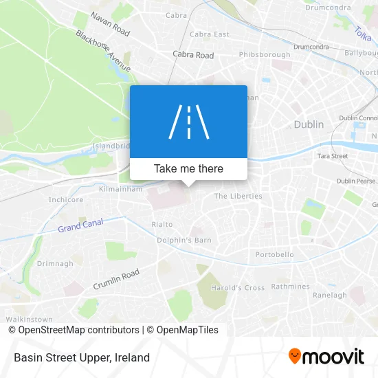 Basin Street Upper map