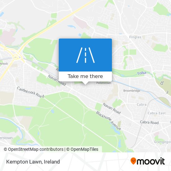 Kempton Lawn map